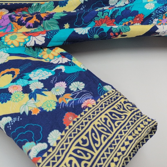 Soft Surroundings Asian Inspired Open Duster Cardigan S/M - Picture 4 of 7